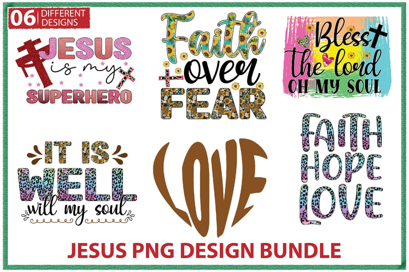 Jesus Png Sublimation Bundle - So Fontsy