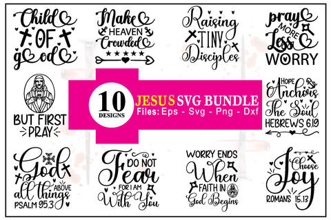 jesus quotes svg bundle SVG buydesign 