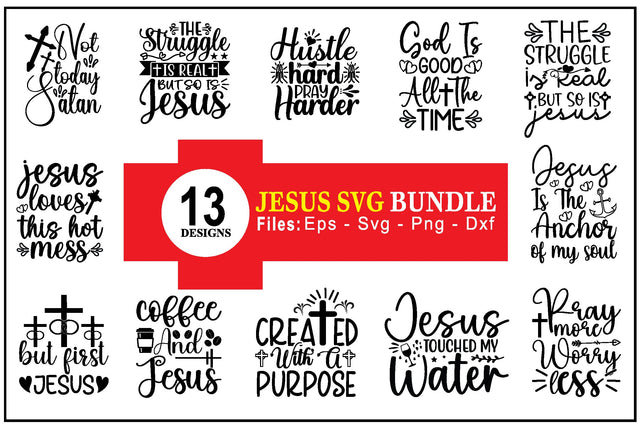 Jesus quotes svg bundle SVG buydesign 