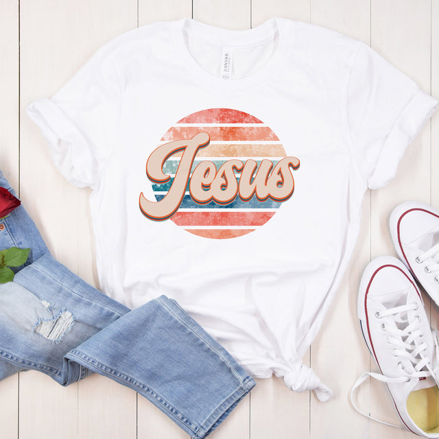 Jesus Retro Sublimation Design Sublimation Coffee and Chaos 