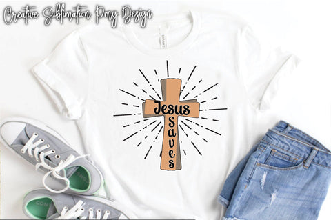 Jesus Saves Sublimation Creativeart88 
