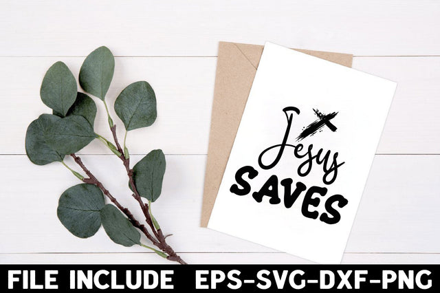 Jesus Saves SVG Rupkotha 