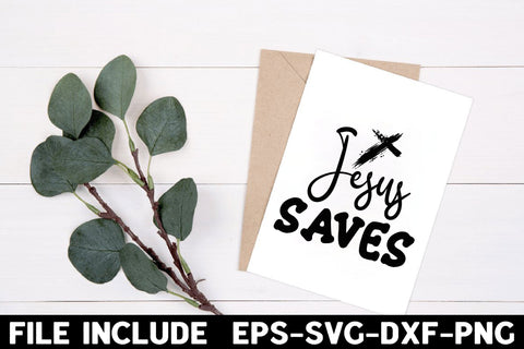 Jesus Saves SVG Rupkotha 