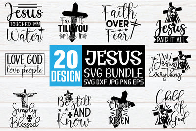 Jesus SVG Bundle SVG md faruk hossain 