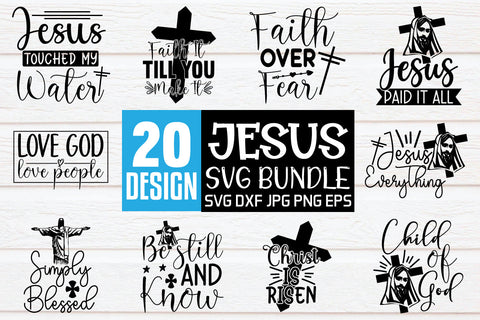 Jesus SVG Bundle SVG md faruk hossain 