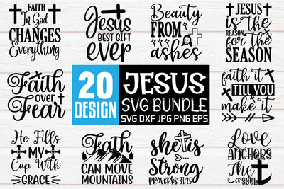 Jesus SVG Bundle SVG md faruk hossain 