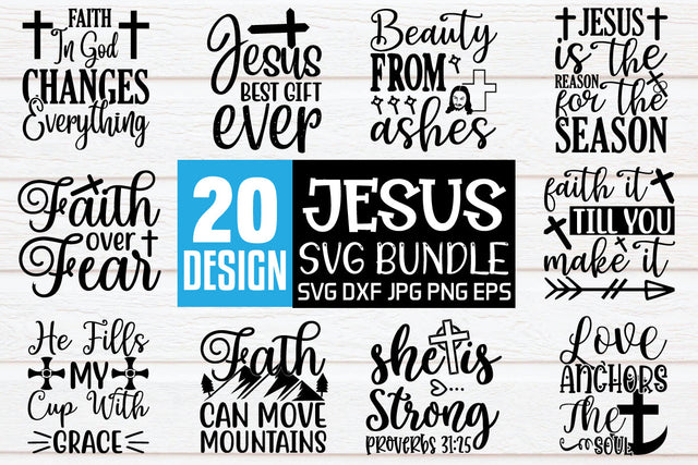 Jesus SVG Bundle SVG md faruk hossain 
