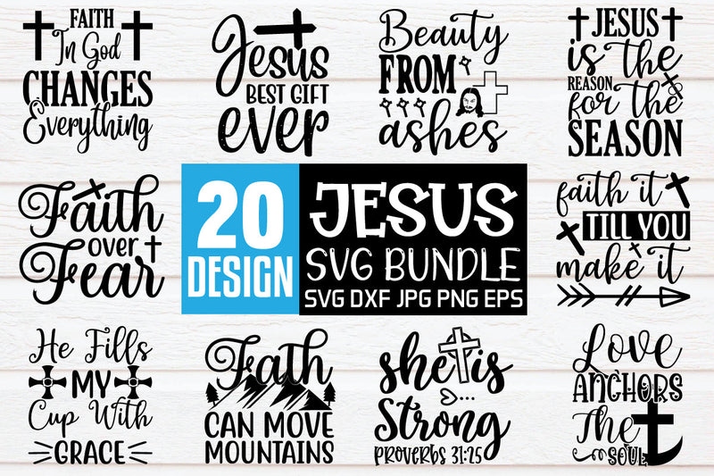 Jesus SVG Bundle - So Fontsy