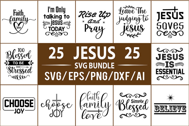 Jesus SVG Bundle SVG nirmal108roy 