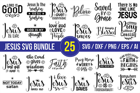 Jesus SVG Bundle SVG nirmal108roy 