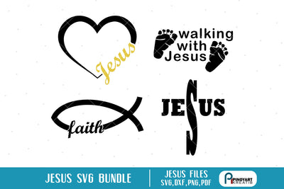 Jesus Svg Bundle SVG Pinoyart Kreatib