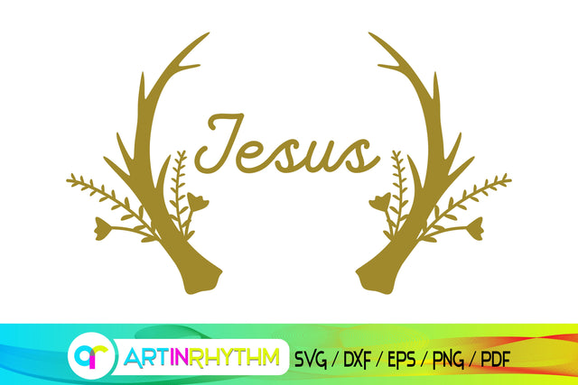 Jesus svg, deer svg, elk svg SVG Artinrhythm shop 