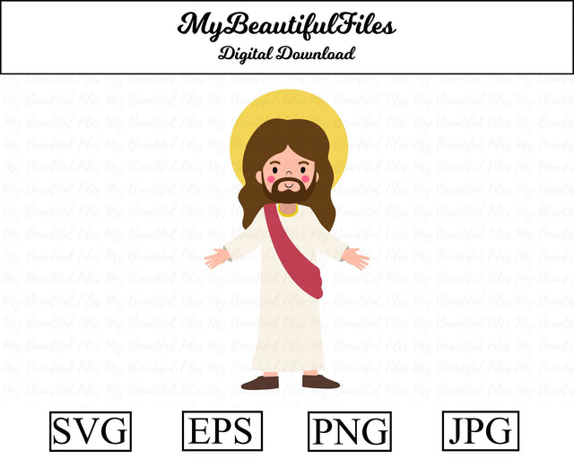 Jesus SVG MyBeautifulFiles 