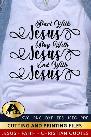 Jesus SVG PNG EPS DXF Christian SVG Bible Quote SVG Cut File SVG zoellartz 