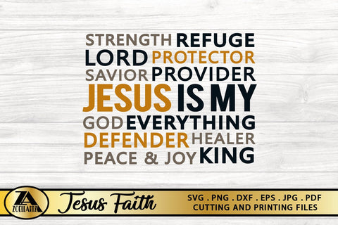Jesus SVG PNG EPS DXF Christian SVG Bible Verse SVG Cut file SVG zoellartz 