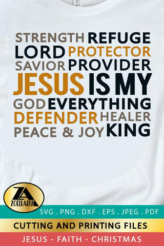Jesus SVG PNG EPS DXF Christian SVG Bible Verse SVG Cut file SVG zoellartz 