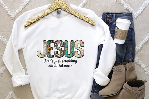 Jesus There's Just Something About That Name Digital Pattern Creativeart88 