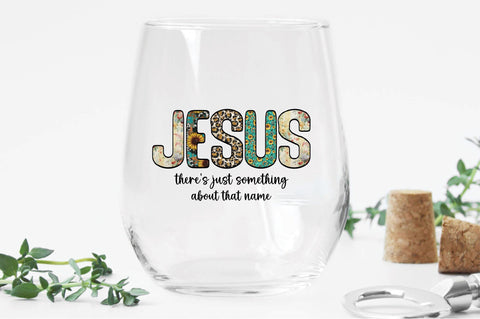 Jesus There's Just Something About That Name Digital Pattern Creativeart88 
