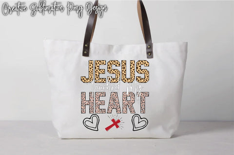 Jesus Touched My Heart Sublimation Creativeart88 