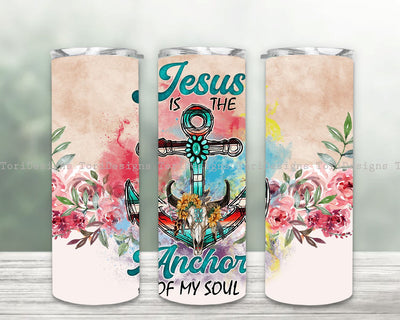 Jesus Tumbler Wrap, Jesus Tumbler Wrap png, Faith Tumbler Wrap, 20 oz Skinny Tumbler Sublimation Wrap Design Sublimation ToriDesigns 