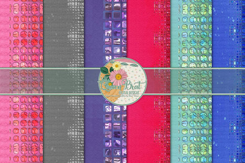 Jeweled Edge Paper Pack Digital Pattern QueenBrat Digital Designs 