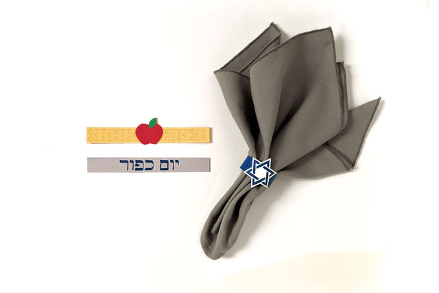 Jewish Holiday Napkin Ring Set SVG Designed by Geeks 