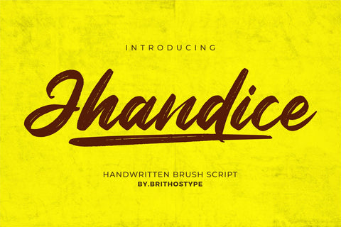 Jhandice Font Brithos Type 