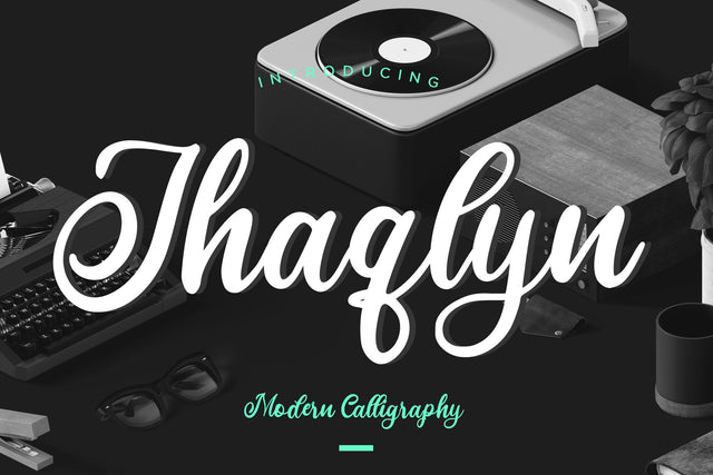 Jhaqlyn Modern Calligraphy Font Creatype Studio 