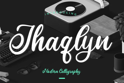 Jhaqlyn Modern Calligraphy Font Creatype Studio 