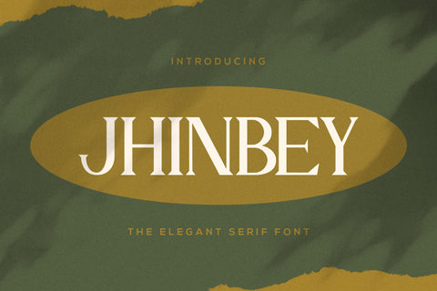 JHINBEY - Elegant Serif Font Font StringLabs 