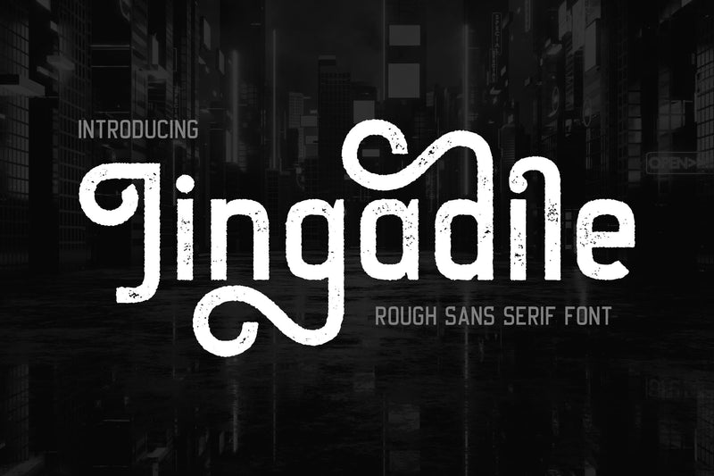 Jingadile Typeface Font Storytype Studio 