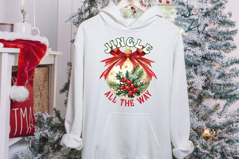 Jingle All the Way | Christmas PNG Sublimation Sublimation CraftLabSVG 
