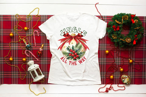 Jingle All the Way | Christmas PNG Sublimation Sublimation CraftLabSVG 