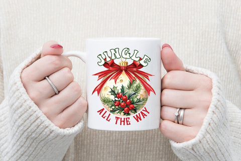 Jingle All the Way | Christmas PNG Sublimation Sublimation CraftLabSVG 