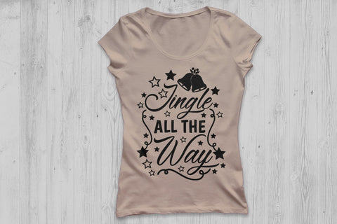 Jingle All The Way| Christmas SVG Cutting Files. SVG CosmosFineArt 