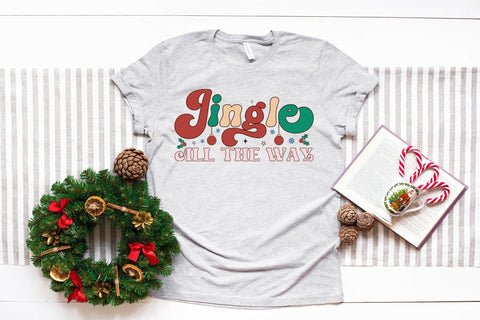 Jingle All the Way, Retro Christmas SVG SVG CraftLabSVG 