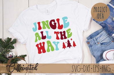 Jingle All The Way Retro SVG SVG Caffeinated SVGs 