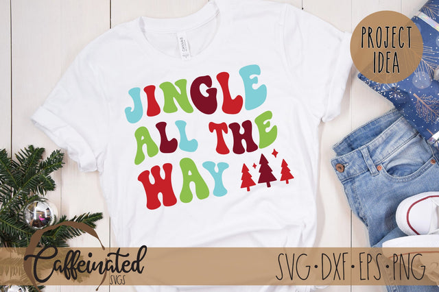 Jingle All The Way Retro SVG SVG Caffeinated SVGs 