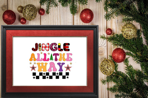 Jingle all the way Sublimation SVGArt 