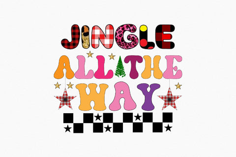 Jingle all the way Sublimation SVGArt 