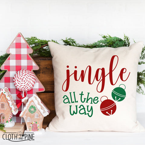 Jingle All The Way SVG Cloth and Pine Designs 