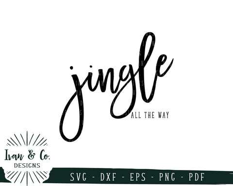 Jingle All the Way SVG Files | Christmas | Holidays | Winter SVG (740554843) SVG Ivan & Co. Designs 