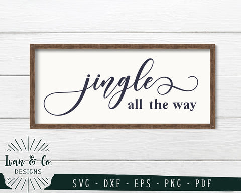 Jingle All the Way SVG Files | Christmas | Holidays | Winter SVG (747163473) SVG Ivan & Co. Designs 
