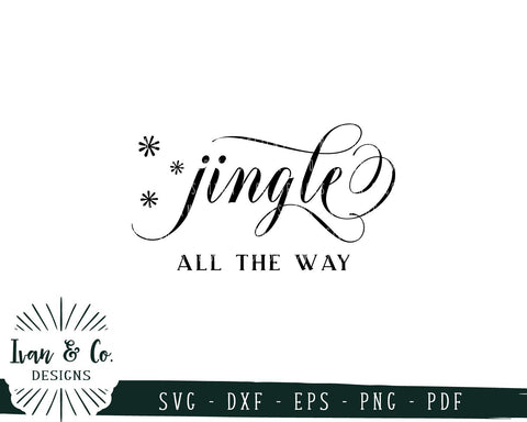 Jingle All the Way SVG Files | Christmas | Holidays | Winter SVG (750630567) SVG Ivan & Co. Designs 