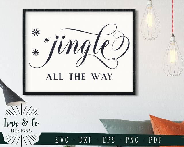 Jingle All the Way SVG Files | Christmas | Holidays | Winter SVG (750630567) SVG Ivan & Co. Designs 