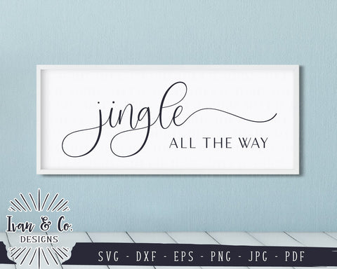 Jingle All the Way SVG Files | Christmas | Holidays | Winter SVG (835243135) SVG Ivan & Co. Designs 