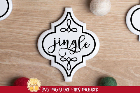 Jingle | Arabesque Tile Ornament SVG SVG Cheese Toast Digitals 
