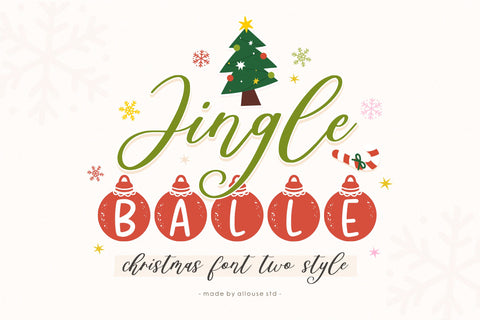 Jingle Balle Font Allouse.Studio 