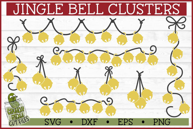 Jingle Bell Clusters SVG File SVG Crunchy Pickle 
