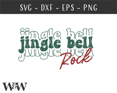 Jingle Bell Rock SVG | Christmas Shirt SVG SVG Wood And Walt 